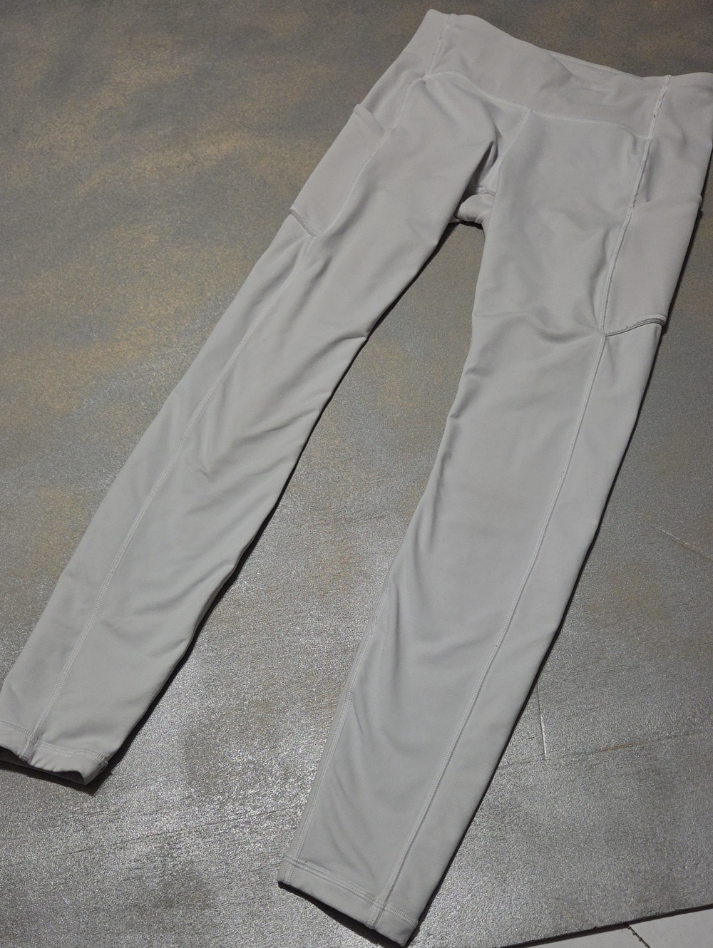 lululemon athletica Light Gray High-Rise Leggings